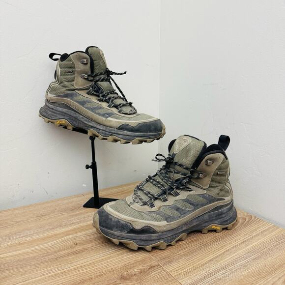 Merrell Other - Merrell Moab Speed 2 Green Hiking Boots Men’s Size 12